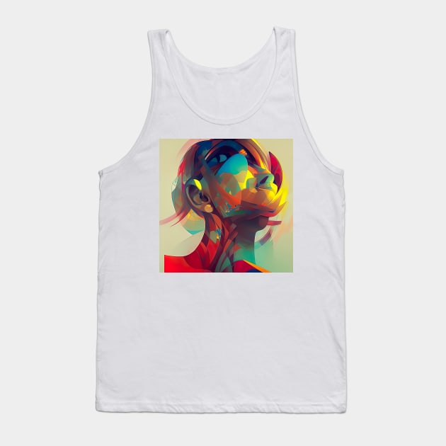 Abstract Geometry Tank Top by The Creative Elf